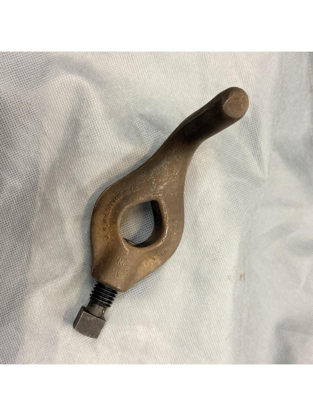 Vintage‎ J.H. Williams Vulcan No 4 Bent Tail Lathe Dog 1" Drop Forged USA Tool